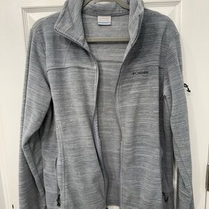 Columbia Women’s Heathered Gray Zip-Up Jacket